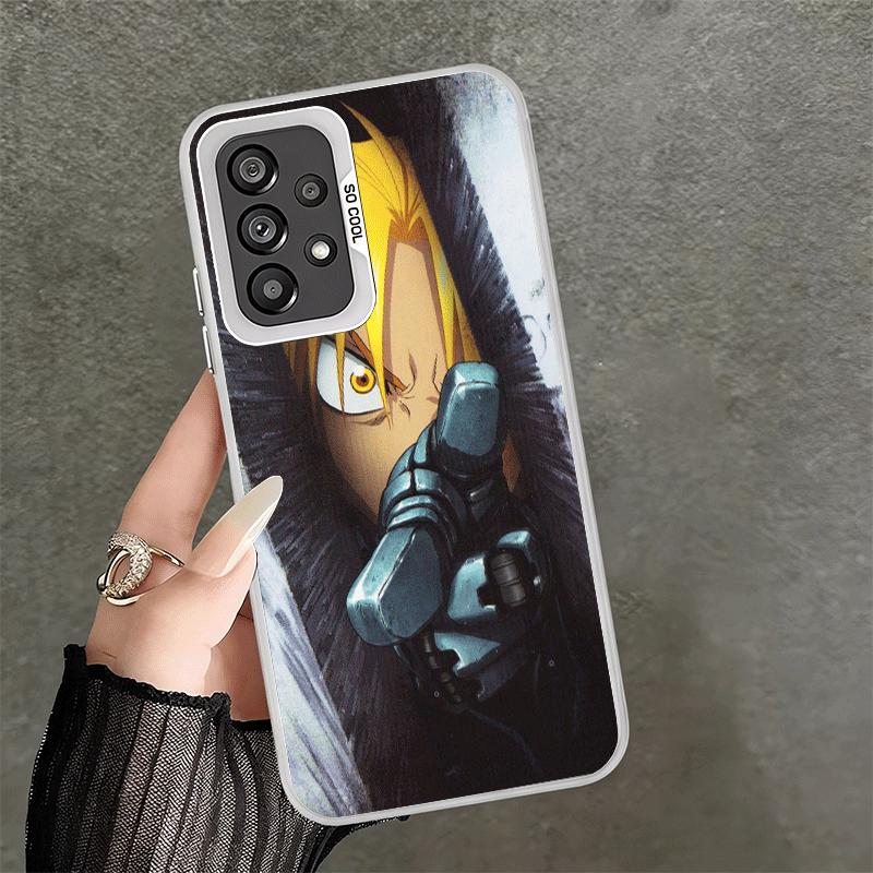 F-ullmetal A-Alchemist Anime Shockproof Phone Case for Samsung A17 A16 A15 A14 A37 A57 A36 A56 A26 A35 A55 A25 A34 A54 A24 A13 A