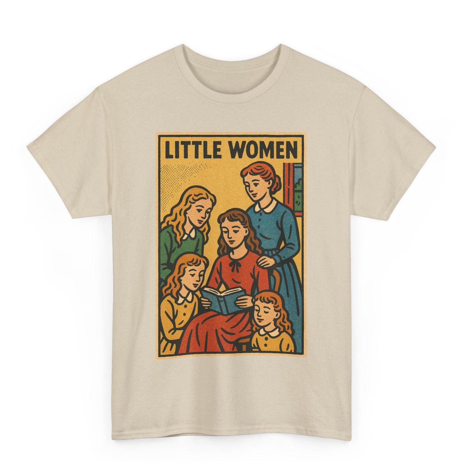 Little Women T-Shirt: Retro Comic Book Literary Tee, Feminist Gift S