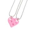 Detachable Chokers Fashion Trendy Attractive Jigsaw Heart Shape Pendant Necklaces