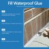 100g Leak-Free Glue Roof Leak Floor Crack Repair Waterproof Sealant Caulk Resistant Leak Sealing Gap Filling Grouting Adhesive