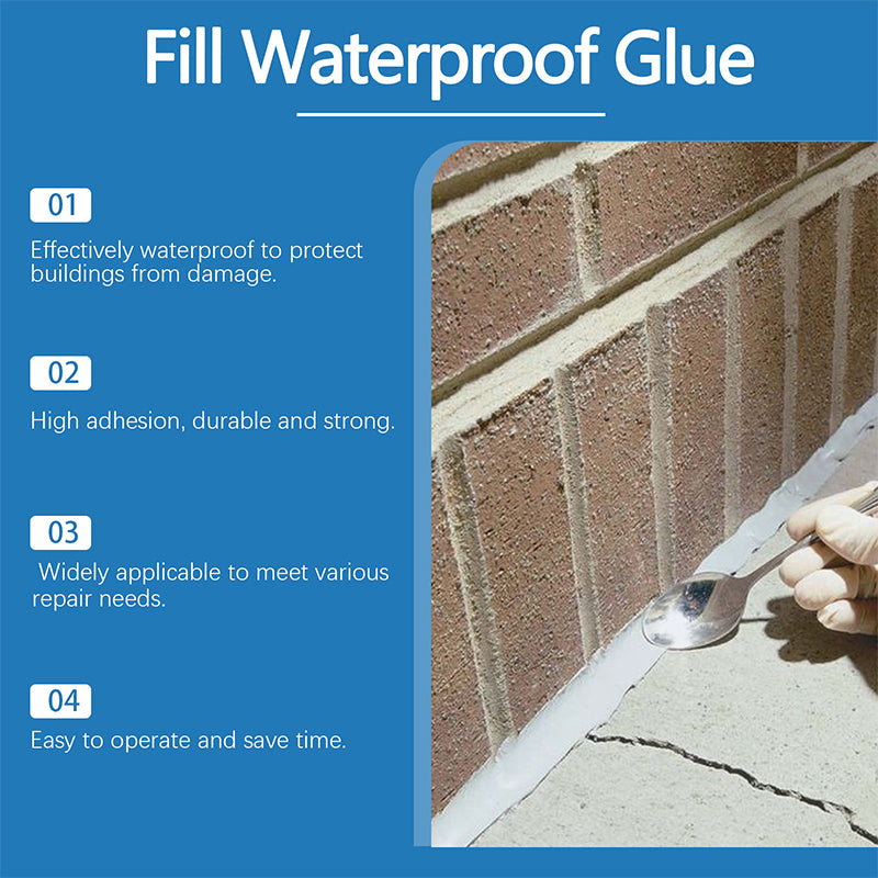100g Leak-Free Glue Roof Leak Floor Crack Repair Waterproof Sealant Caulk Resistant Leak Sealing Gap Filling Grouting Adhesive