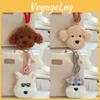Retriever Cute Golden Teddy Dog And Schnauzer Plush Wallet For Kids Gift