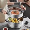 Supor 304 Stainless Steel Double Layer Steamer