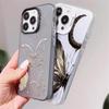 Butterfly Pattern Phone Case For Samsung Galaxy S24 S23 Ultra S22 Plus S21 FE A05 A14 A34 A54 A15 A35 A55 A53 A52 Plating Cover
