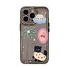 Coconut Cute Kitten for iPhone17promax Space Phone Case Apple 16 Transparent 15/14 Fine Hole