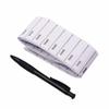 195Pcs/Set  Name Tape Clothing Polyester Cotton Name Sticker School Clothing Label Sticker Polyester Cloth Label Washed Mark Sticker Copybook