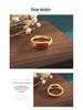 2022 Festive Gold-Plated Southern Red Agate Ring - Chinese Retro Jewelry