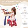 2-in-1 Kids Music Set Piano and Electronic Drums with Microphone and Stool