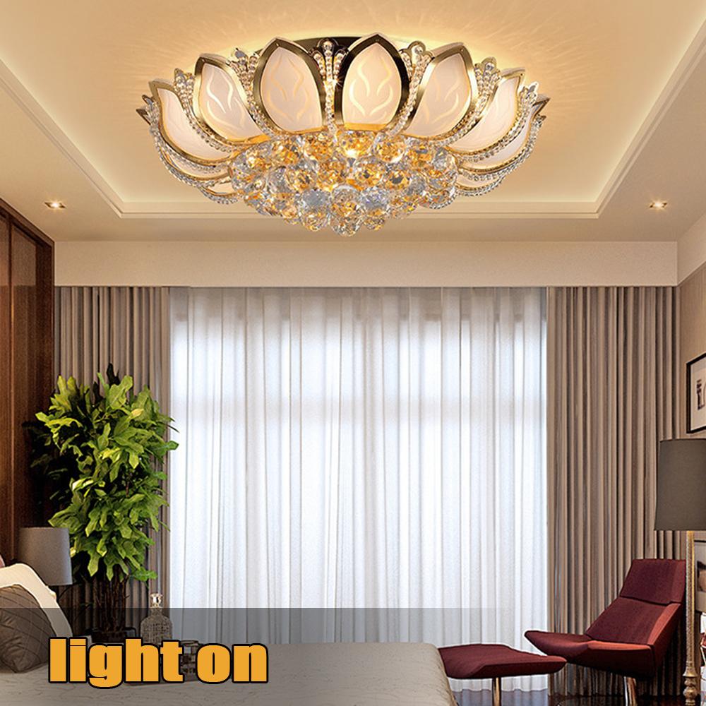 Bymaocar Lotus Shaped Lamp Ceiling Light E12 Holder, Indoor Lighting Fixture for Bedrooms, Corridors & Dining Rooms of 215.28ft²