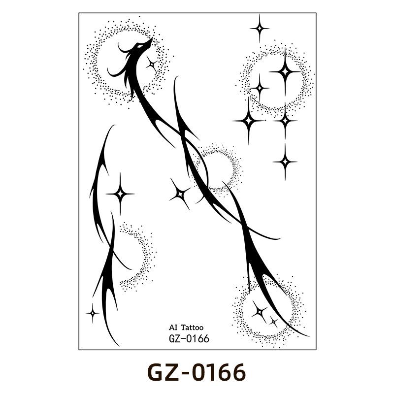 Herbal Tattoo Sticker Waterproof Flower Arm Simulation Tattoo Juice Tattoo Sticker Tattoo