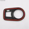 Car Head Lights Lamp Switch Button Panel Decoration Cover Trim Fit For MG 4 EV  2024 ABS Carbon Fiber Interior Accessories