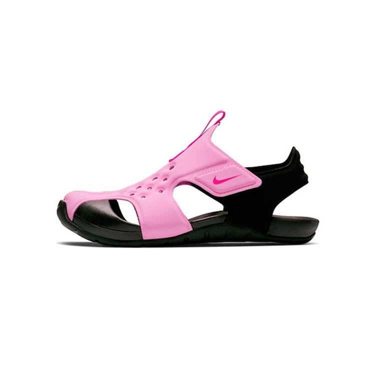 

Nike Sunray Protect 2 Minimalist Style Mid top Toddler Shoes Black Pink Infant And Toddler 943827-602 27