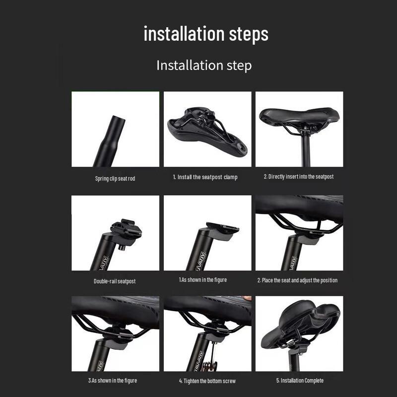 Comfort Shock-Absorbing Bicycle Seat