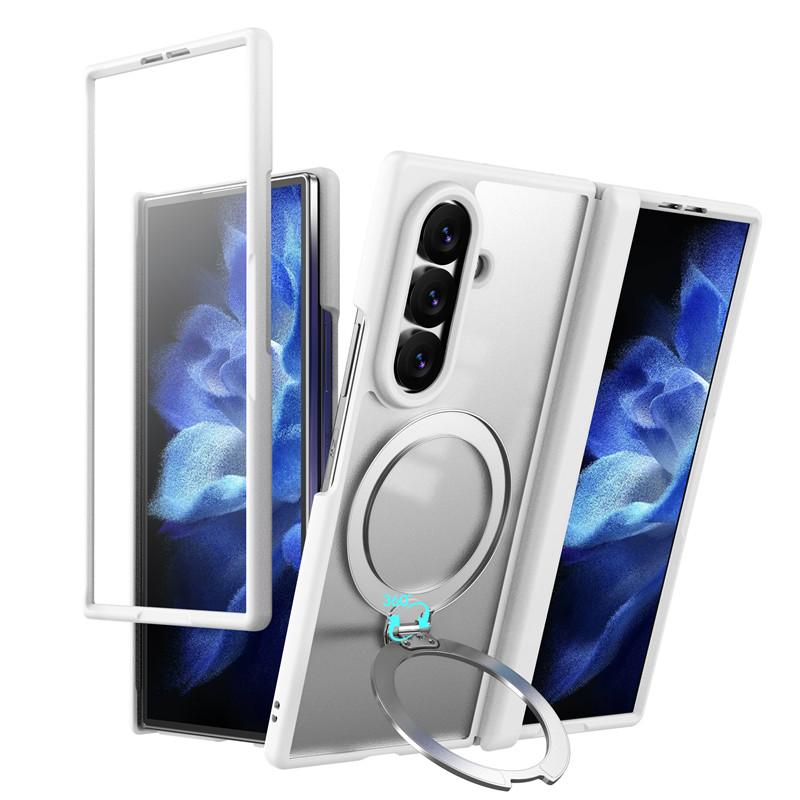 For Samsung Galaxy Z Fold 8 Ultra 5G Case For Magsafe Magnetic Ring With Screen Glass Case For ZFold 8 Fold8 Ultra Hinge Cover