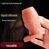 Men's Silicone Wearable Wolf Tooth Sheath for Penis Enlargement and Thickening