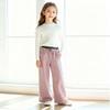 Girls' Loose Straight Leg Wide Leg Pants with Fleece, 25 New Styles, Medium and Large Children's Warm and Thick Pants for Girls