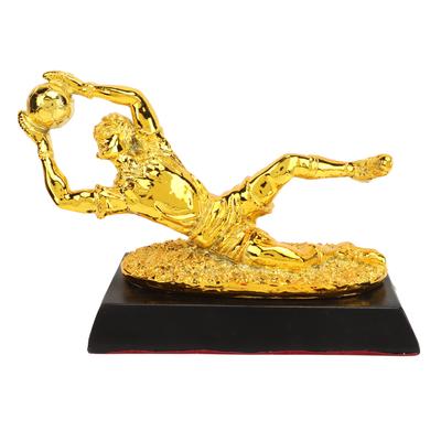 Football Goalkeeper Trophy Resin Goalkeeper Award Cup Ornaments for Home Bookshelf