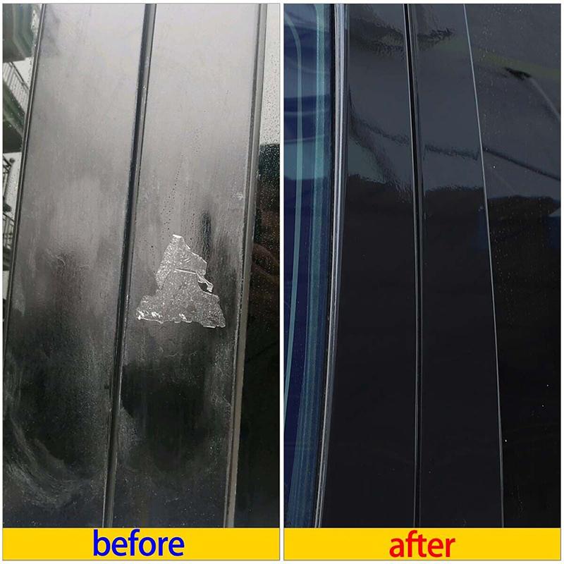 Car Door Window Pillar Posts Door Trim Cover Stickers Exterior Fit Land Rover Discovery 3 LR3 2004-2009 Discovery 4 LR4 2009-16