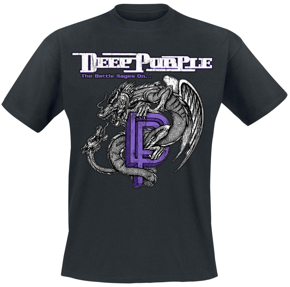 

Battle Rages on Deep Purple T-Shirt Men Women Metal Rock Band Graphic Tee 100% Cotton Summer Streetwear Top 5XL різнокольоровий