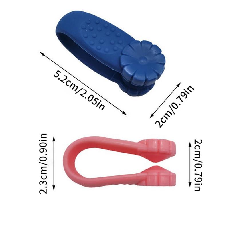 Plum Blossom Finger Joint Masážní klip Tiger Point Masážní spona na ruce Meridian Massager Akupresurní klip pro palce Bolesti hlavy Krevní oběh