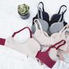 Sutiene fără cusături pentru femei, sutiene push-up fără armătură, sutien AB Cup, lenjerie intimă sexy, bralette trei sferturi(3/4 cană)  Lenjerie