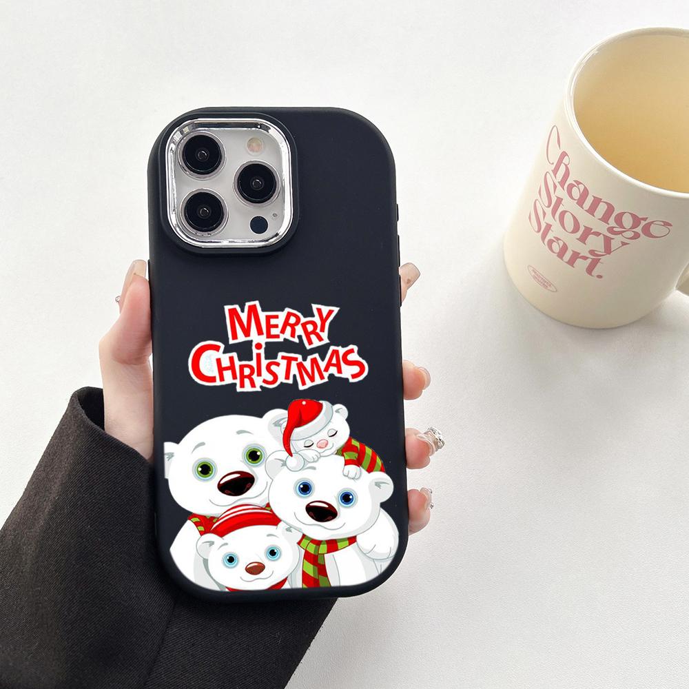 N101 Веселые рождественские художественные мягкие чехлы для телефонов Samsung S24 S23 — фото 9