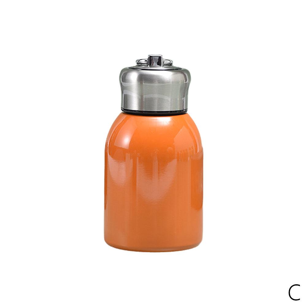 Portable Big Belly Vacuum Cup 300ml Compact Cup Leak-Proof Solid Color Travel Vacuum Flask Insulated Cup Water Bottle