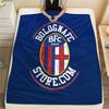 Bologna Flannel Blanket, High quality Comfortable for All Seasons, Home Decor, Warmth and Comfort