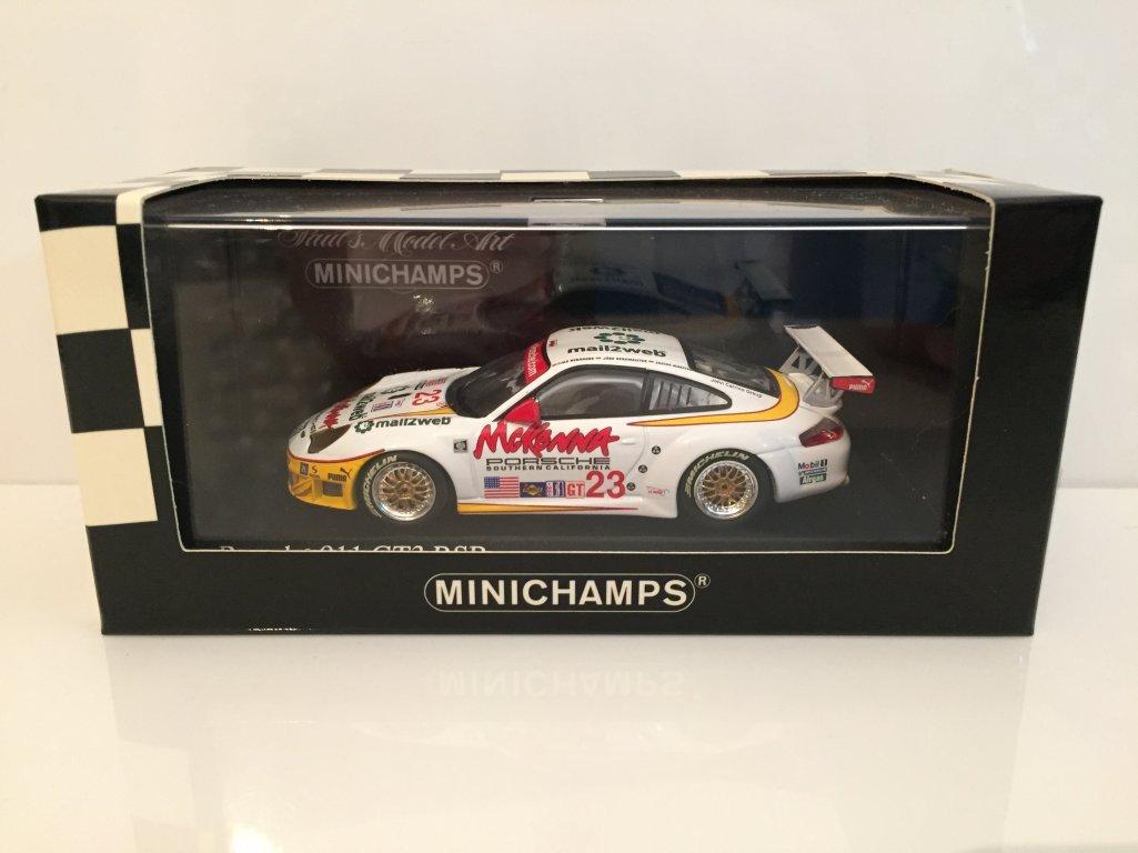 

Minichamps DP Porsche 911 Sebring Finished Product 1/43 GT3-RSR (No.23/2004 белый