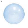 1pc Inflatable Bubble Ball-Transparent TPR Water-Filled Pat Ball for Outdoor Fun-Durable & Easy To Inflate-Perfect for Family Activities & Party Games
