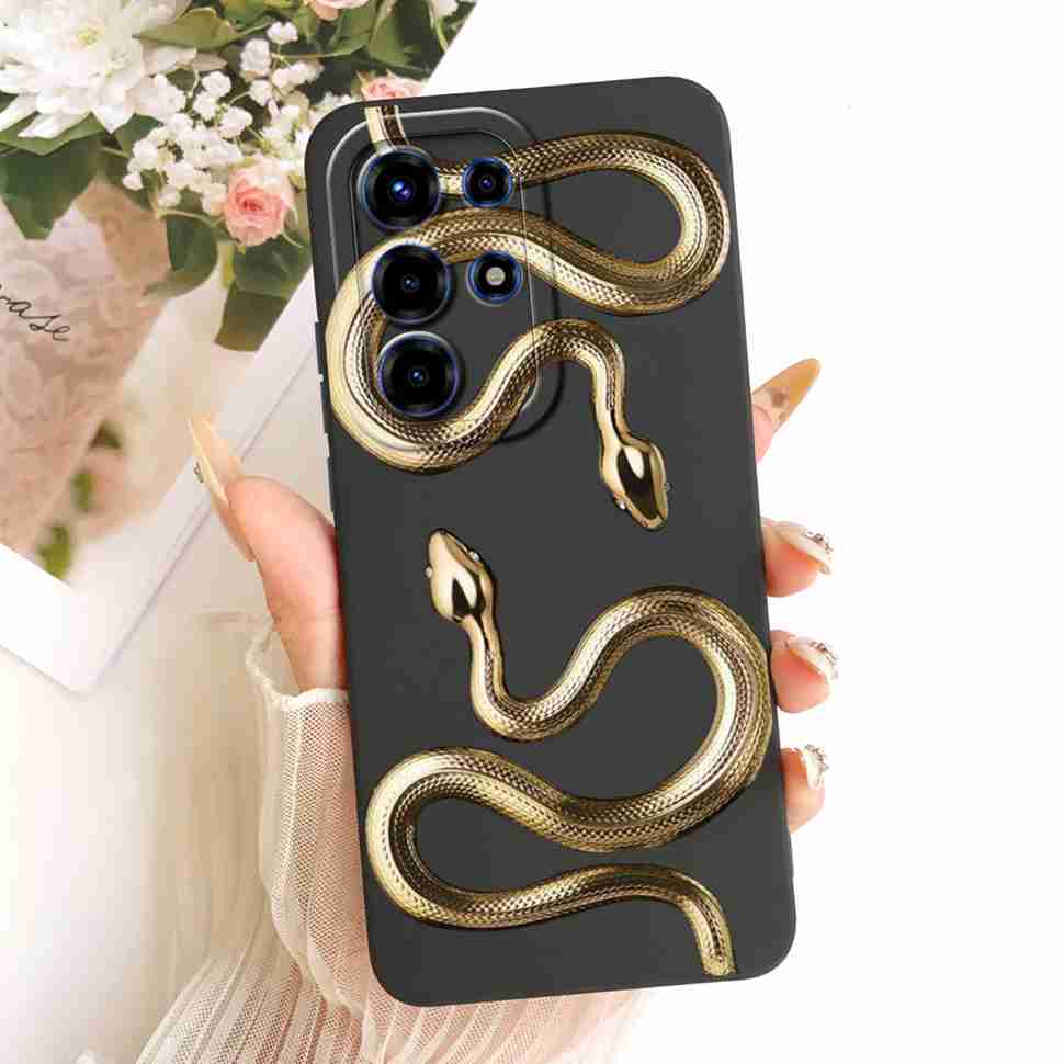 For Itel S26 Ultra Case Floral Silicone Soft Casing New Shockproof Back Cover For Itel S26 Ultra / Super 26 Ultra / S688LN Cover