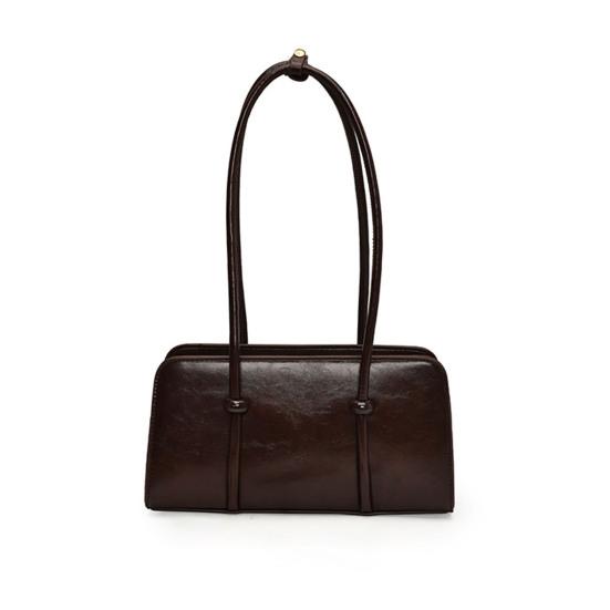 

Women Faux Leather Handbag Bag Small Hobo Tote Underarm Purse Cute Commuting Shoulder Bag for Daily Errands Travel кавовий