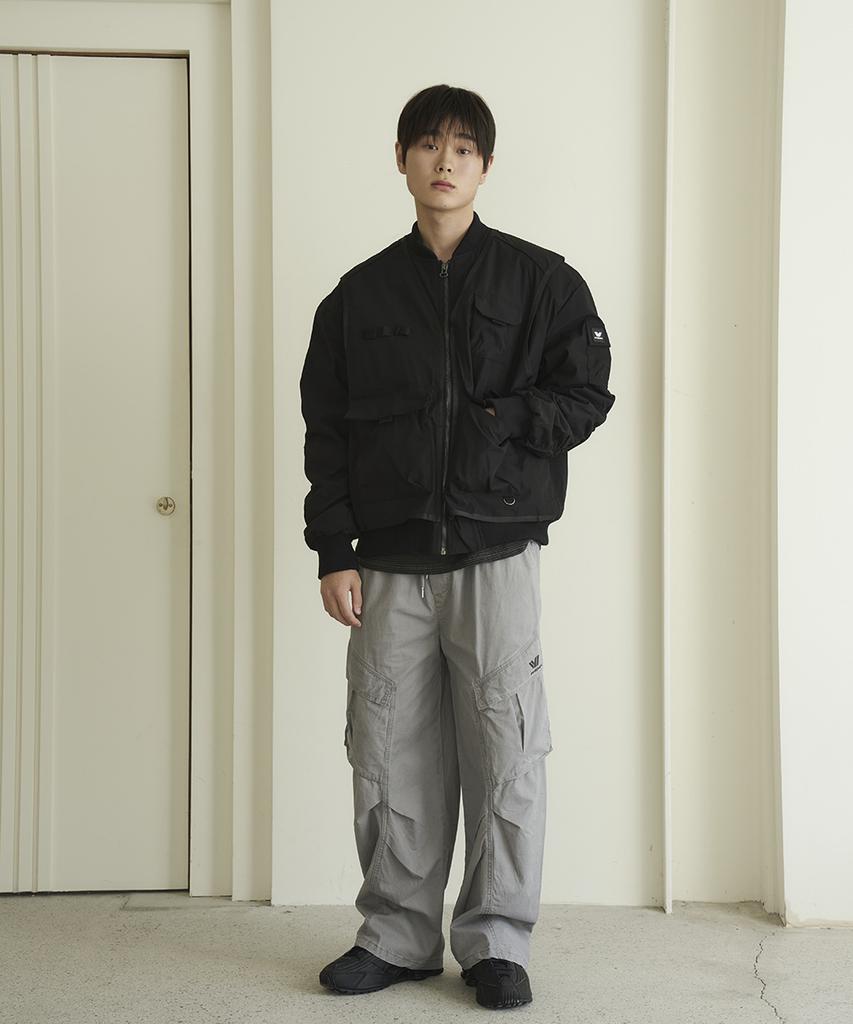 Phenix Multi Out-Pocket Ma-1 Bomber Jumper [Black]