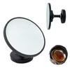 MiiCoffee Espresso Shot Spiegel 360 Grad Drehung Verstellbarer Kugelkopf 60mm HD Glas Walnuss Edelstahlbodenloser Siebträger Barista Werkzeug