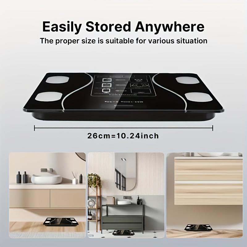 

Интеллектуальные цифровые весы для тела с ЖК-дисплеем с подсветкой, взвешивающие до 400 фунтов, идеально подходят для контроля веса и фитнеса United States