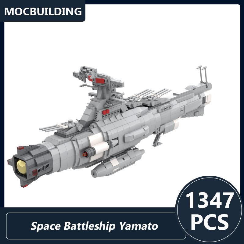 Space Battleship Yamato UNCF Dreadnought Moc Építőkockák DIY Összeszerelhető Kockák Térbeli Kijelző Gyűjtemény Játékok Ajándékok 1347 DB