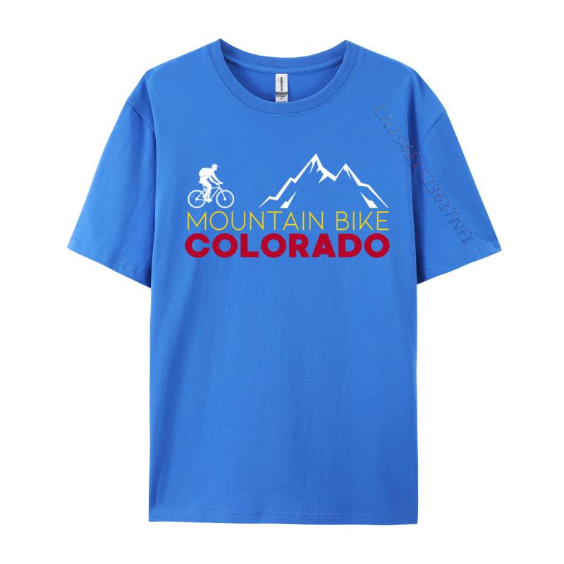 Colorado Mountain Bike Co Mtb T Shirt Design Labor Day Special All Cotton Mens Top T-Shirts Tops Tees Drop Shipping