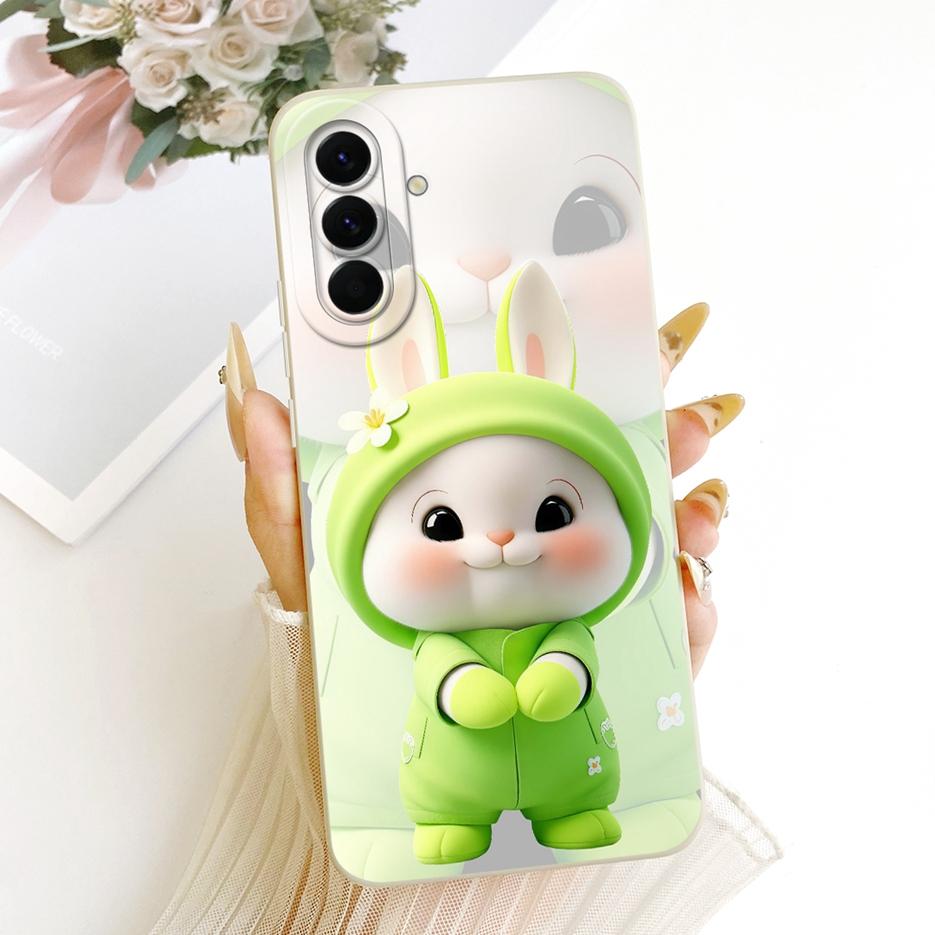 Per Samsung Galaxy A57 5G Custodia SM-A576B Cane Coniglio Cartone Animato Carino Cover Morbida Custodia per Telefono in TPU Per Samsung A57 A 57 GalaxyA57 5G Borse