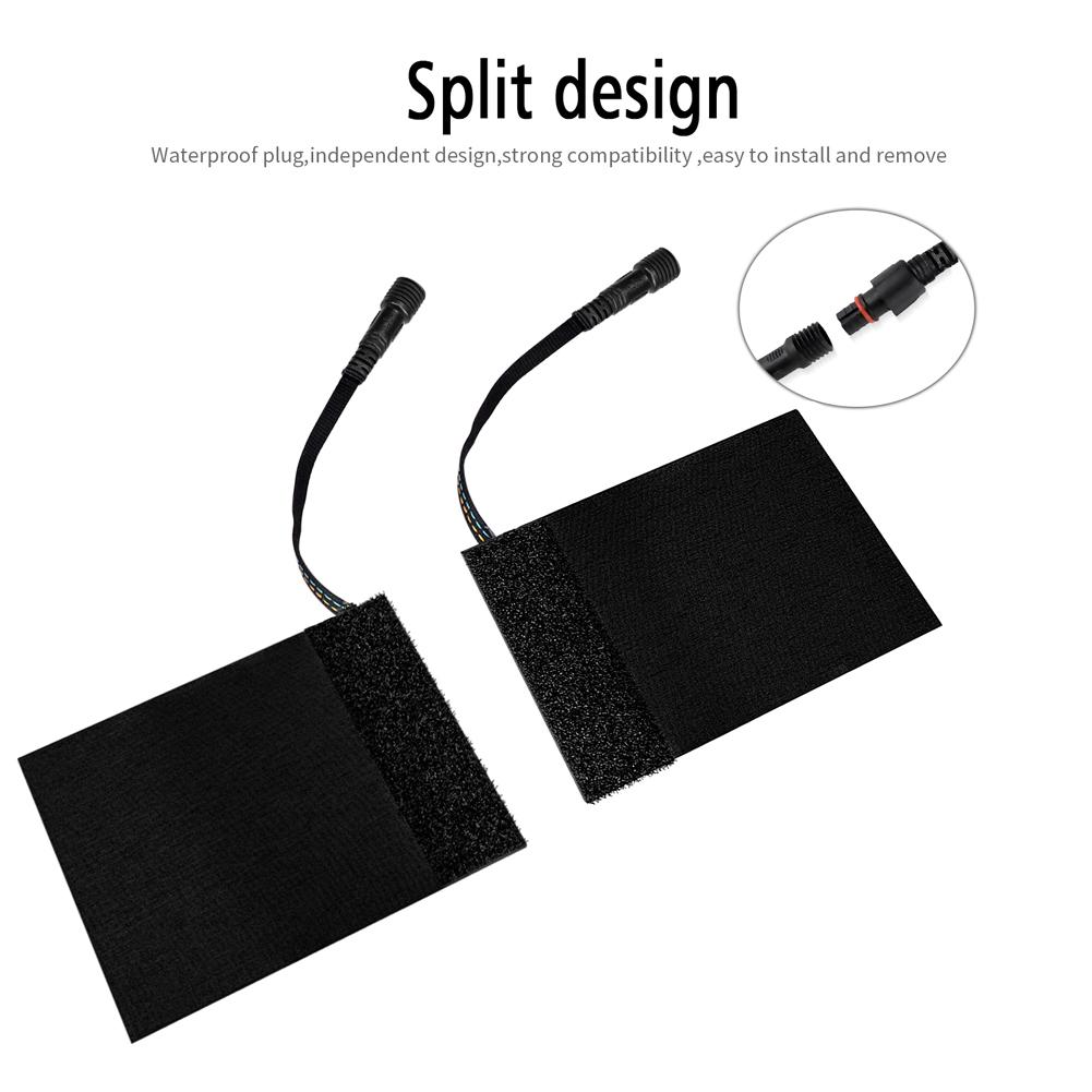 USB Heated Grip Cover Smart Temperature Control Scooter Bar Hand Warmer Adjustable Hot Grip Handle Motorcycle Parts for Winter