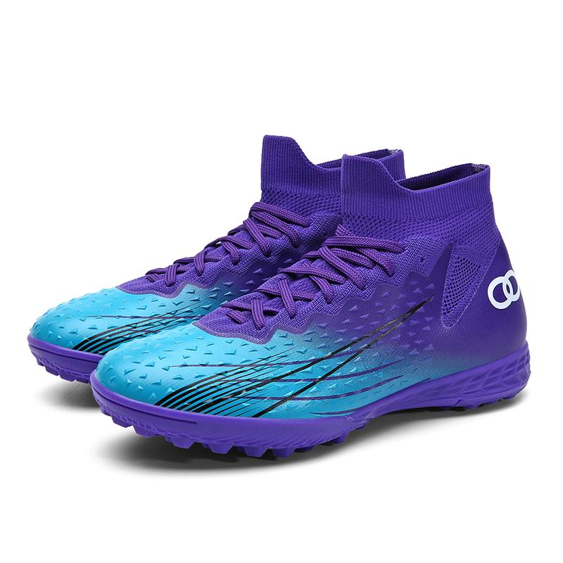 New Men's High Top Soccer Shoes High Quality Professional Training Football Boots Outdoor Grass Durable Soccer Shoes Sneakers
