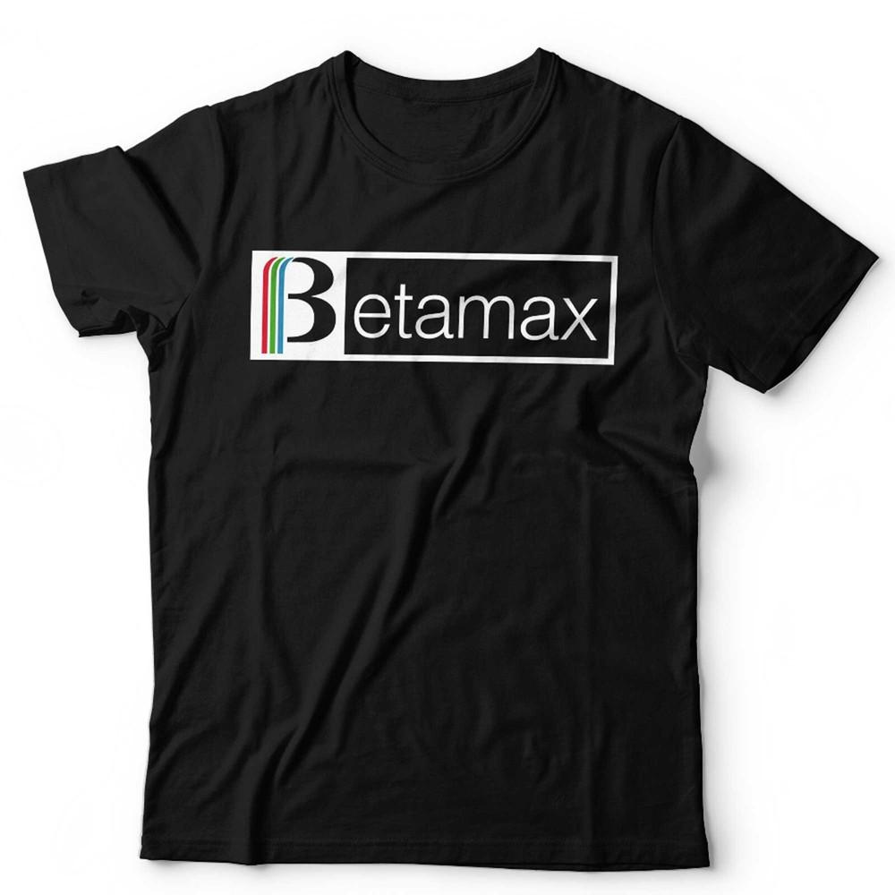 

Betamax T Shirt Long Logo Unisex Vintage Retro Movie Lover VHS 70 s Video S