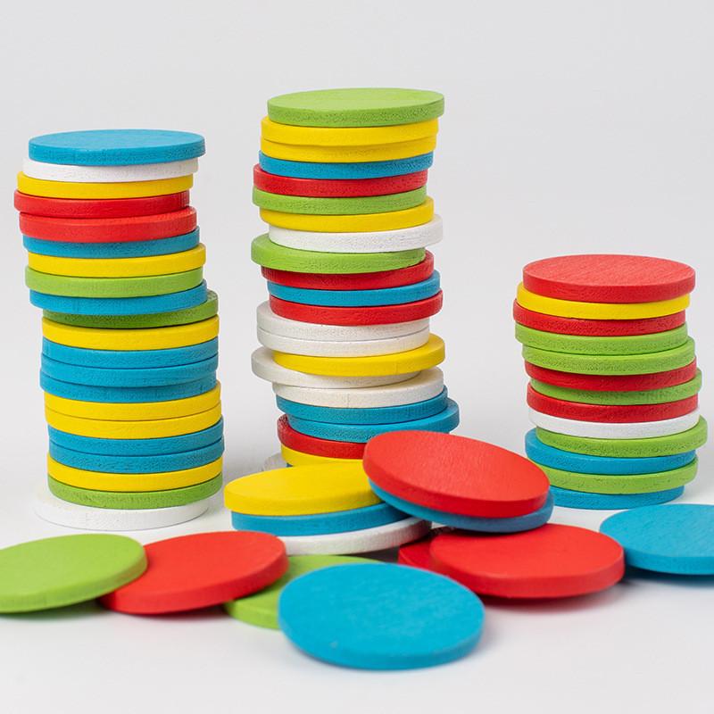 Дети Смешные DIY Dot Деревянные Головоломки Мультяшные Животные Красочные Точки Мозаика — фото 5