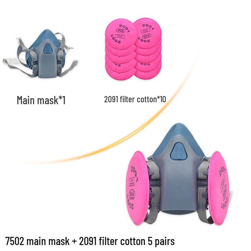 DAXTE 7502 Respirator Mask Kit