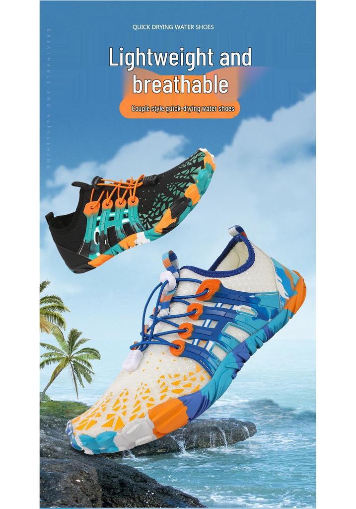 Lightweight Quick-Dry Anti-Slip Anti-Cut Water Shoes for Beach, Rafting, and Outdoor Use