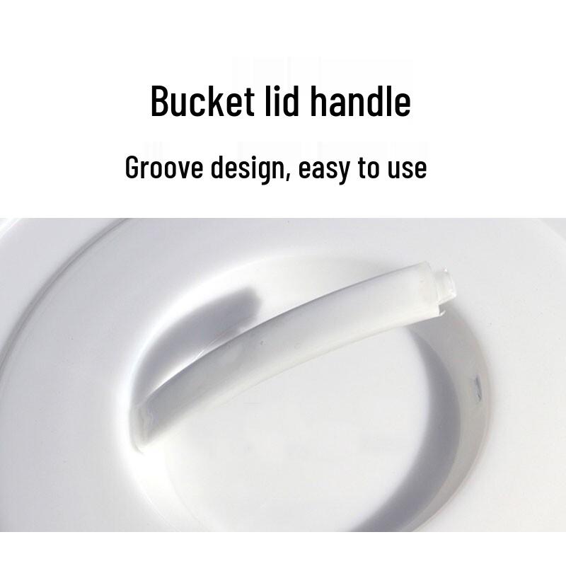 Thickened Plastic Storage Bucket with Lid