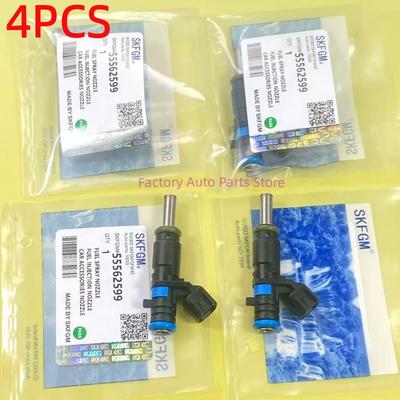 4PCS Fuel Injector Nozzle OEM# 55562599 For Chevrolet Cruze Trax 1.6L Opel Astra J Mokka Replacement