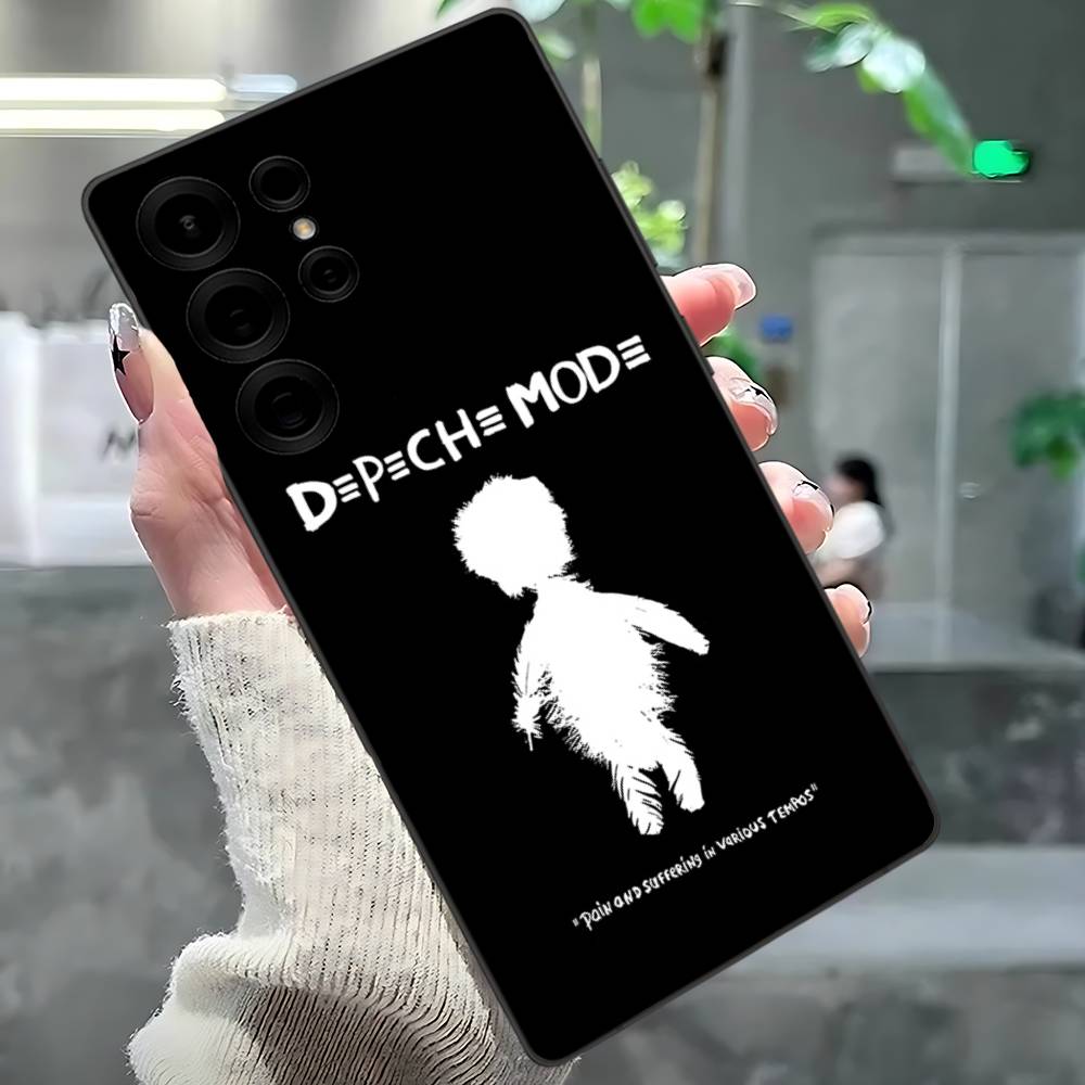 

D-Depeche Mode Rock Band Phone Case For Samsung S 24 Fe 25 Ultra Plus 20 Lite 21 30 22 23 24 22 Ultra 5G Fundas Samsung S23 5G