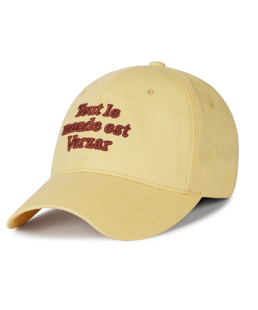 Bajal Tmv Lettering Ball Cap [Twill Yellow]