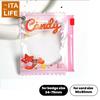 Italife Anime Badge Card Keychain Candy Bag Hanger for Pin Card Dolls Itabag Decoration Accessories Clear Protective Cover H313