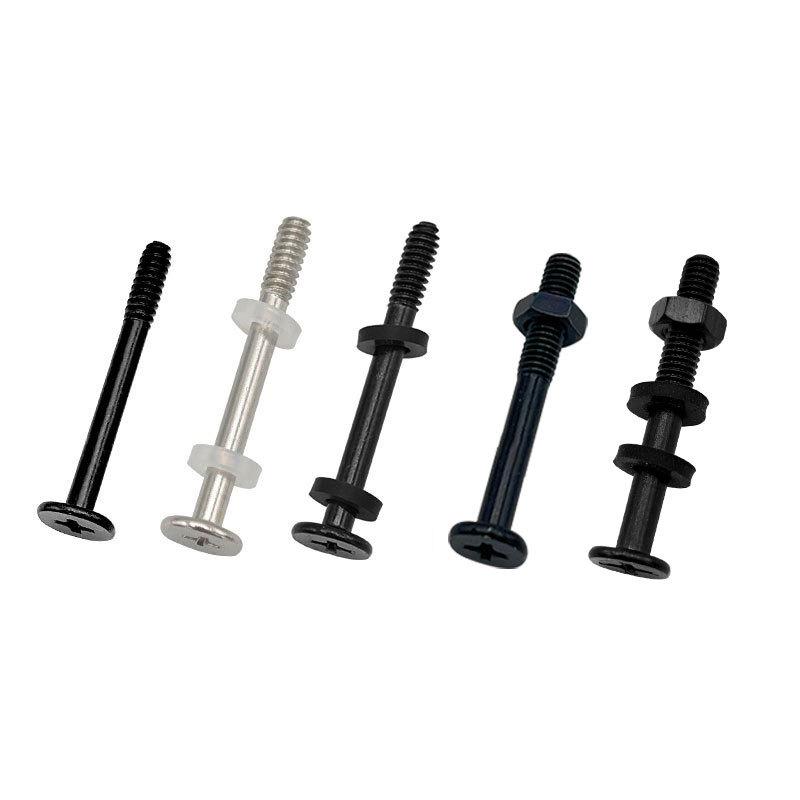 Custom PC Case Fan Hand-Tightened M4 Screw with Nut - Shock-Absorbing Long Fixing Screw